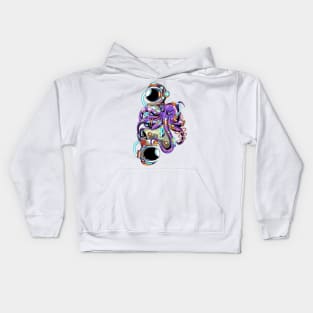 Astronaut Octopus Kids Hoodie